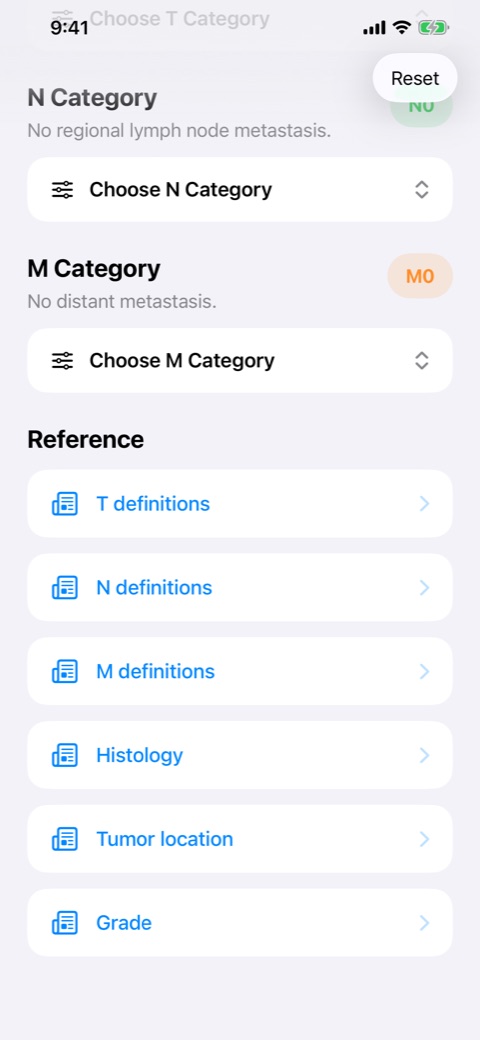 Esophageal Cancer Stage screenshot 3